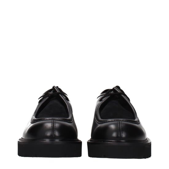 Max Mara schwarze Leder-Oxfords und Derbys - Image 3