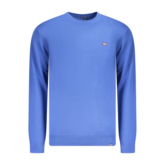 Norwegen 1963 Blauer Baumwollpullover für Herren - Image 1