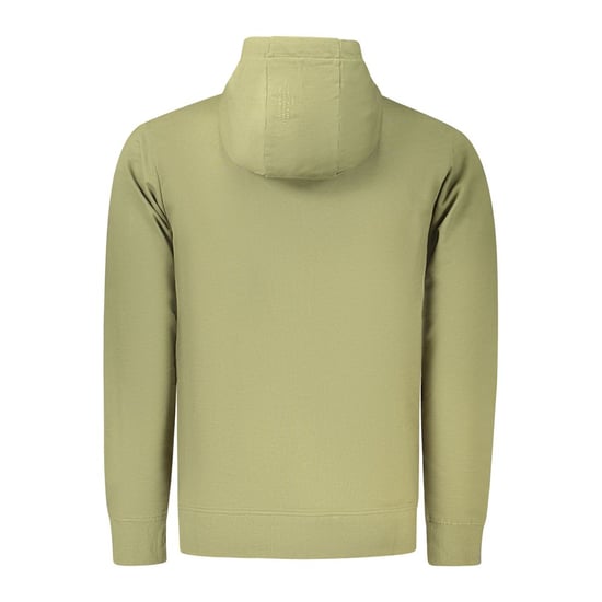 Coveri Moving Grüner Baumwoll-Herren Hoodie - Image 2