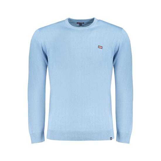 Norwegen 1963 Blauer Baumwollpullover für Herren - Image 1