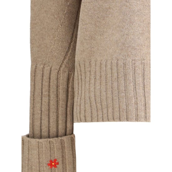 Tory Burch Beiges Merinowoll-Sweatshirt - Image 3