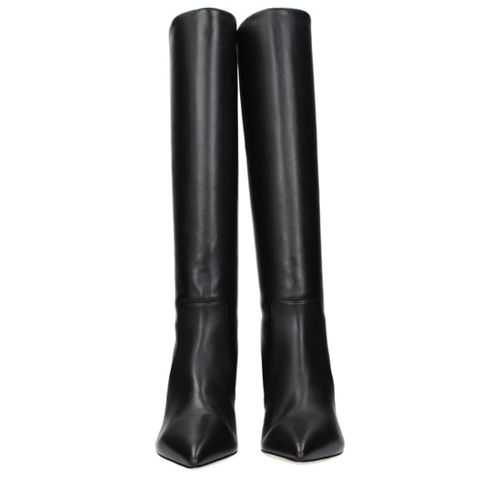 Paris Texas Schwarze Leder-Stiefeletten - Image 3