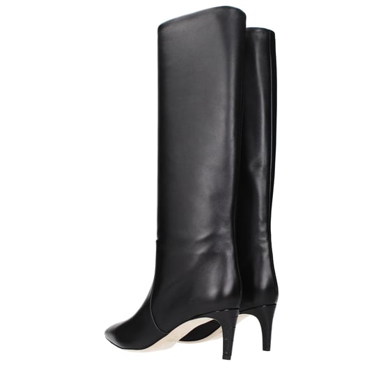 Paris Texas Schwarze Leder-Stiefeletten - Image 4
