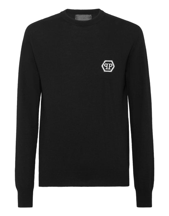 Pullover Rundhalsausschnitt Hexagon - Image 1