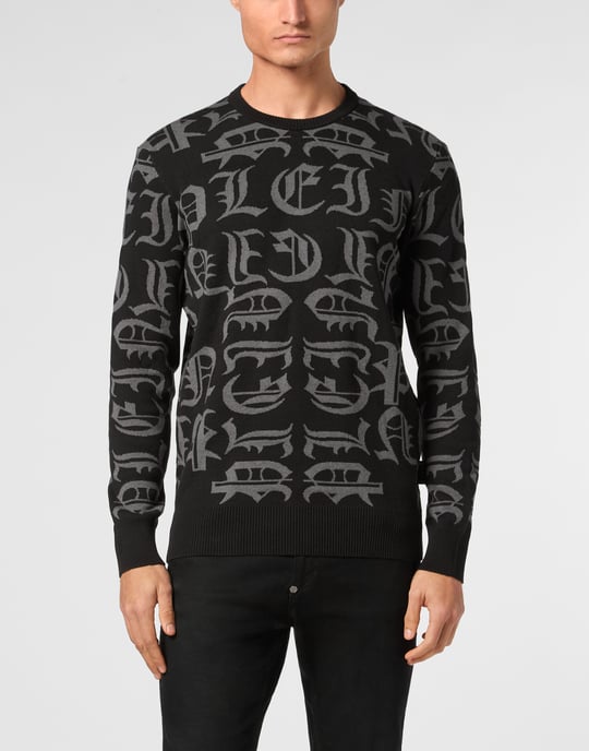Pullover Rundhalsausschnitt Gothic Plein - Image 2