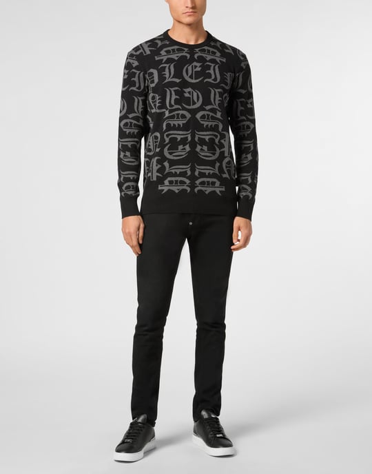 Pullover Rundhalsausschnitt Gothic Plein - Image 3