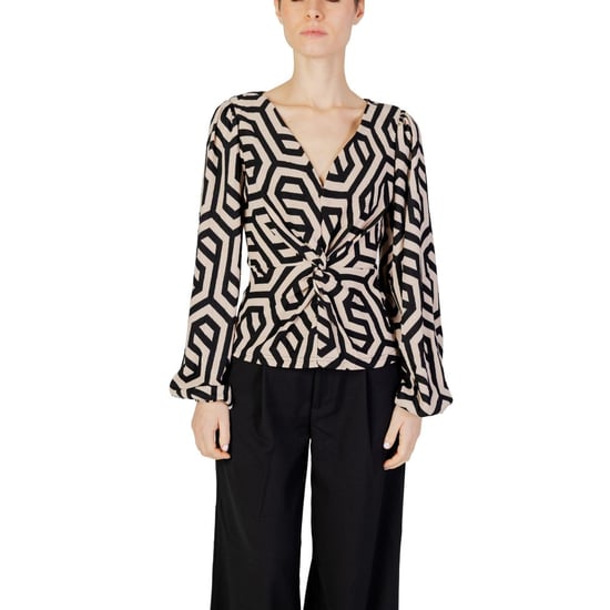 Jacqueline De Yong Beigefarbene Polyesterbluse - Image 1