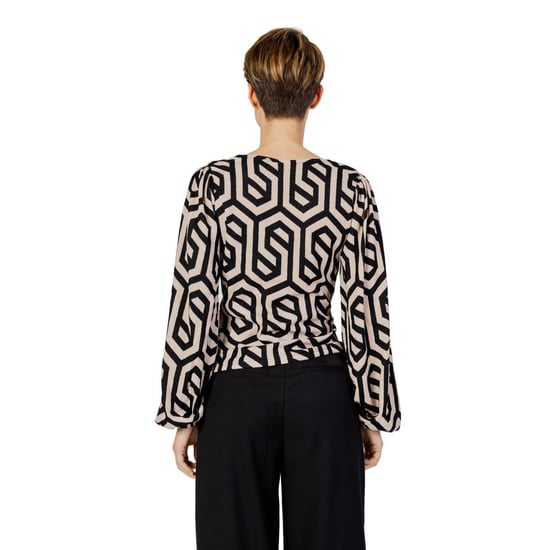 Jacqueline De Yong Beigefarbene Polyesterbluse - Image 2