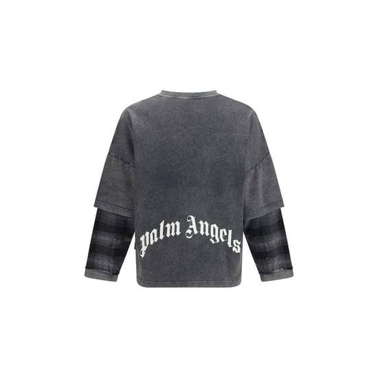Palm Angels Schwarzes Baumwollhemd - Image 2