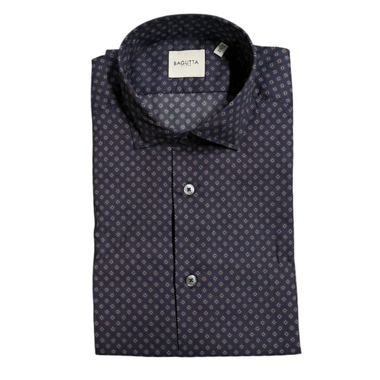 Bagutta Blaugraues Baumwoll-Herren Slim Fit Hemd - Image 1