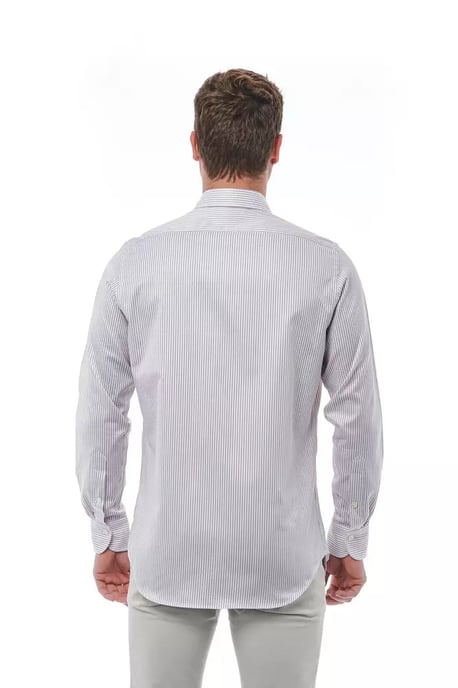 Bagutta Weißes Baumwollhemd für Herren - Image 4