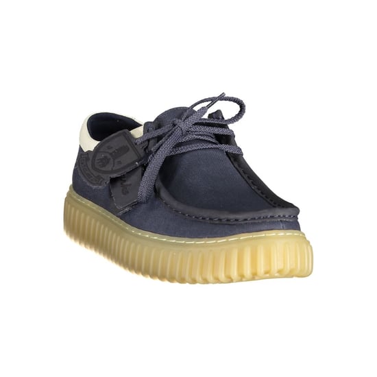 Clarks Blaue Stoff Herren Schuh - Image 2