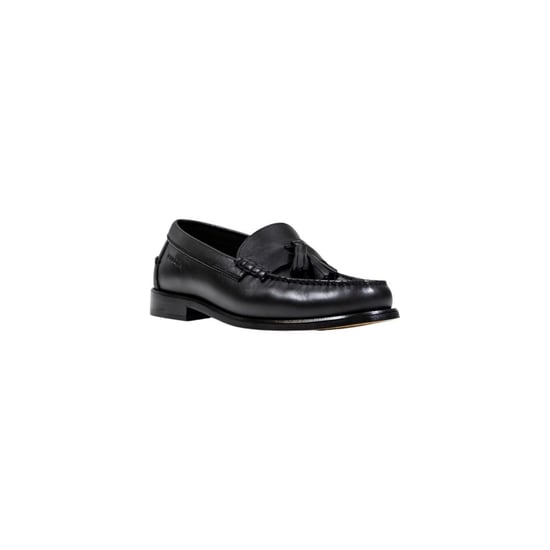 Tommy Hilfiger schwarze Leder Slipper - Image 2