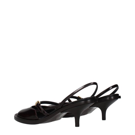 Dries Van Noten Braune Leder Plateau-Sandalen - Image 4