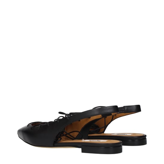 Moschino Schwarze Leder-Ballerinas - Image 4