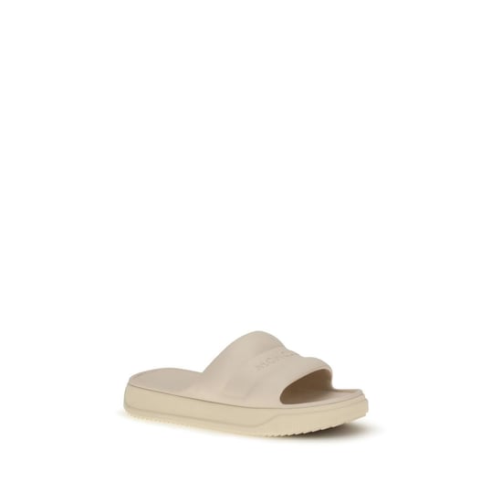 Moncler Beige Gummischlappen - Image 2