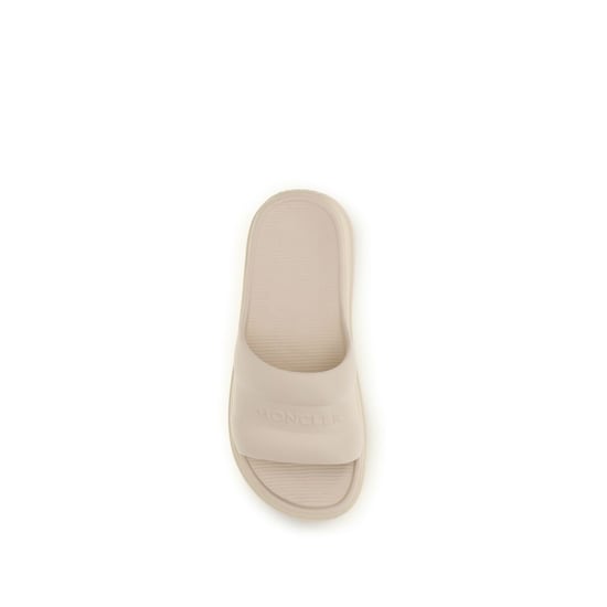 Moncler Beige Gummischlappen - Image 4