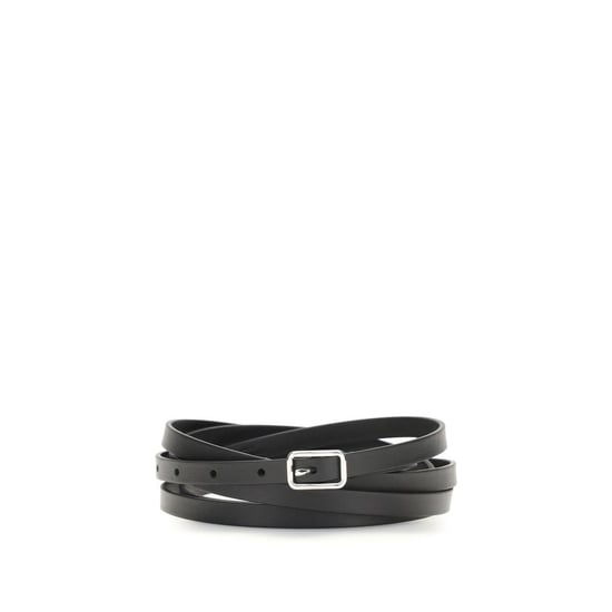 Givenchy Schwarzer Kalbsleder Bos Taurus Gürtel - Image 1