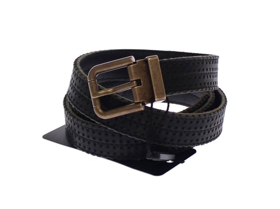 Dolce & Gabbana Blauer Lederlogo-Gürtel - Image 4