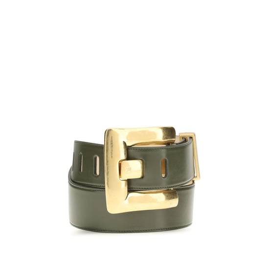 Balmain Bicolor Kalbsleder Bos Taurus Gürtel - Image 1