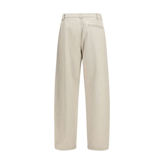 Jacquemus Beigefarbene Baumwoll-Casual-Hose - Image 2