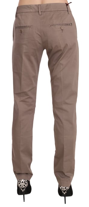 Dondup Braune Niedrigtaillige Gerade Geschnittene Hose - Image 3