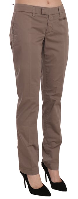 Dondup Braune Niedrigtaillige Gerade Geschnittene Hose - Image 4
