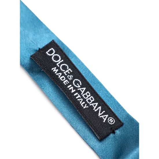 Dolce & Gabbana Blaue Seidenfliege - Image 3