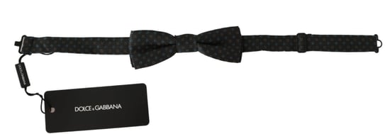 Dolce & Gabbana Graue Gemusterte Herrenfliege Papillon 100% Seide - Image 2