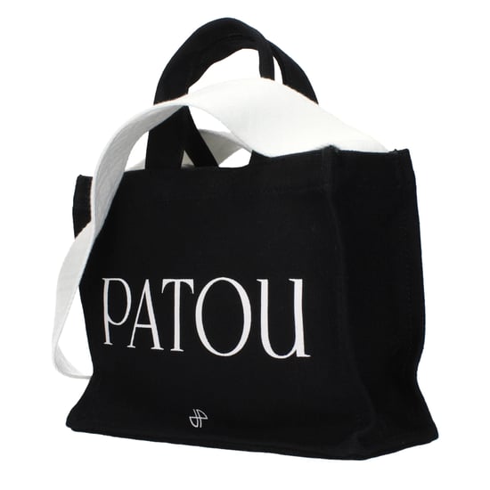 Patou schwarze Baumwollhandtasche - Image 2