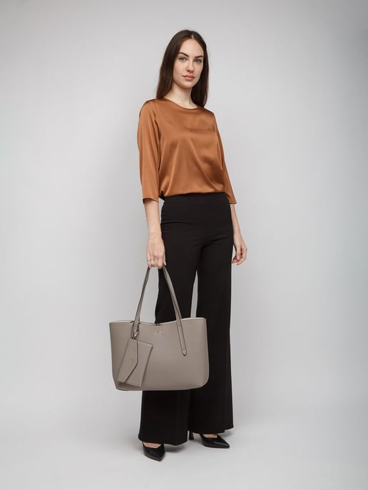 Guess Tote Bag Dunkel Taupe - Image 4