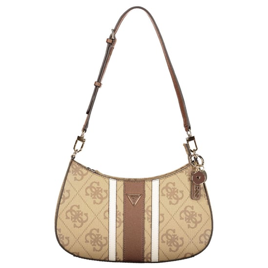 Guess Jeans Beiger Polyurethan Damenhandtasche - Image 1
