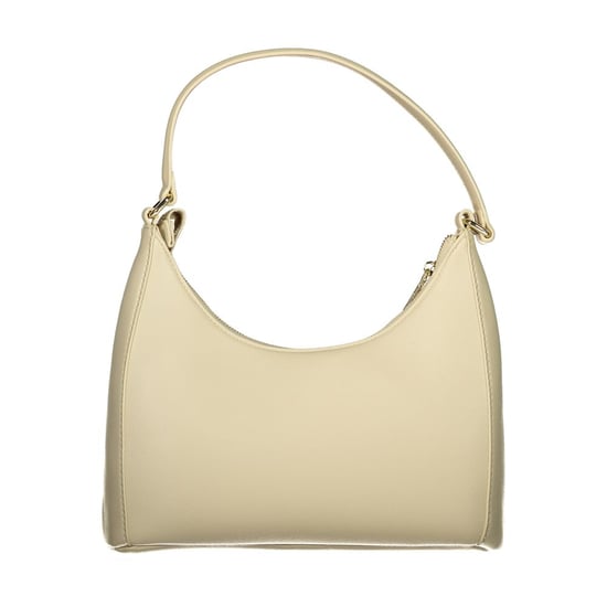 Mario Valentino Beige Polyurethan Damenhandtasche mit verstellbarem Schultergurt - Image 2