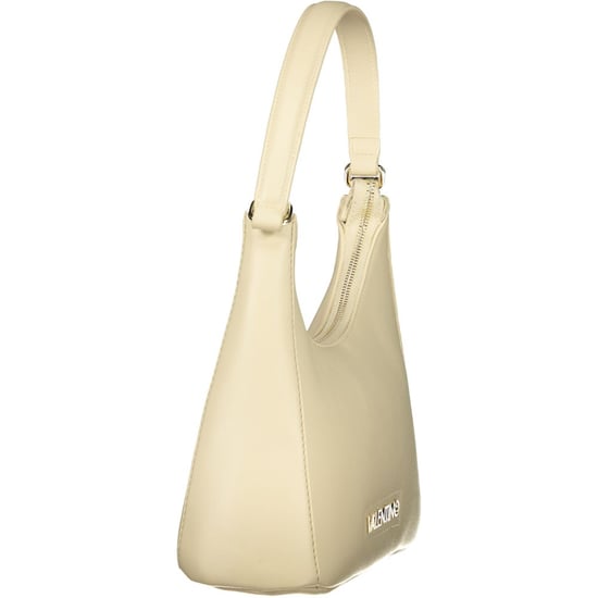 Mario Valentino Beige Polyurethan Damenhandtasche mit verstellbarem Schultergurt - Image 3