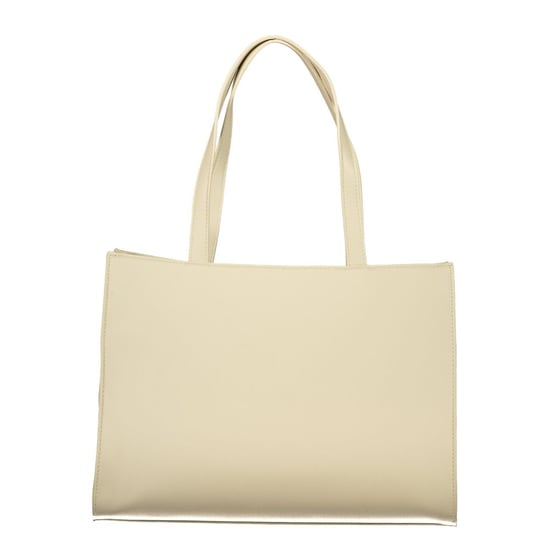 Mario Valentino Beige Polyurethan Damenhandtasche mit mehreren Taschen - Image 2