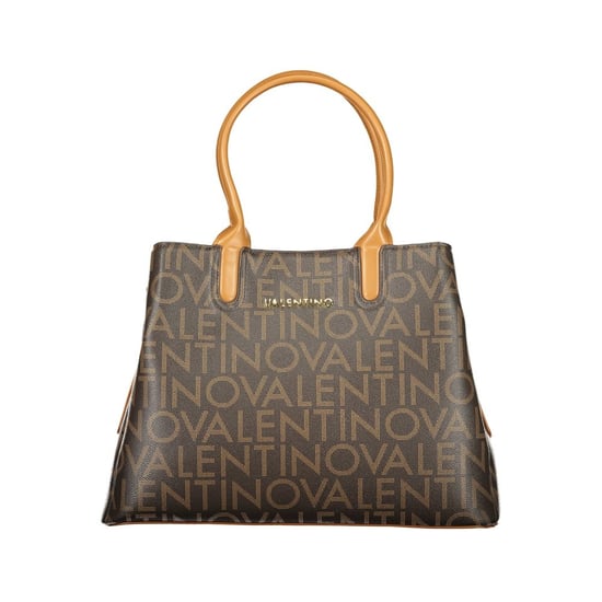 Mario Valentino Braune Polyurethan Damenhandtasche mit Griffen - Image 1