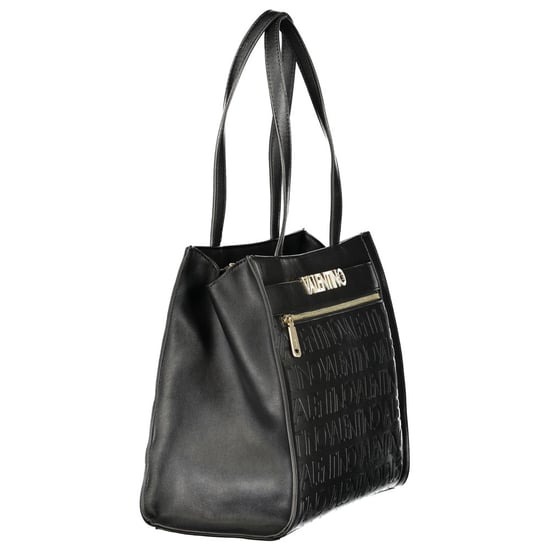 Mario Valentino Nero Polyurethan Damenhandtasche mit mehreren Fächern - Image 3
