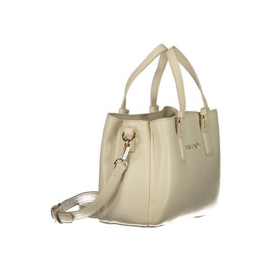 Mario Valentino Beiger Polyurethan Damenhandtasche - Image 3