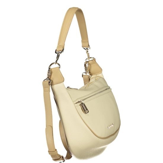 Mario Valentino Beige Polyurethan Damenhandtasche mit verstellbarem Schulterriemen - Image 3
