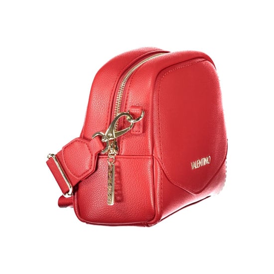 Mario Valentino Rosso Polyurethan Damenhandtasche mit verstellbarem Schulterriemen - Image 3