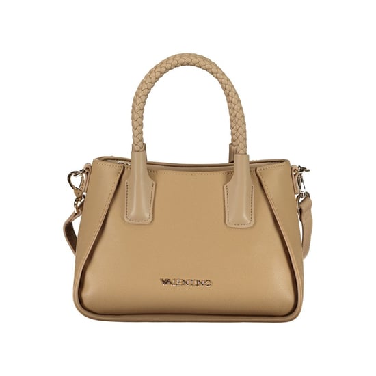 Mario Valentino Beiger Polyurethan Damenhandtasche mit Griffen und Schultergurt - Image 1