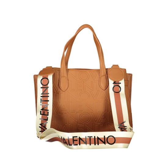Mario Valentino Braune Polyurethan Damenhandtasche mit verstellbarem Schultergurt - Image 2