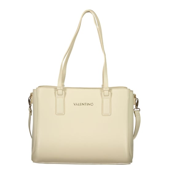 Mario Valentino Beige Polyurethan Damenhandtasche mit verstellbarem Tragegurt und Taschen - Image 1