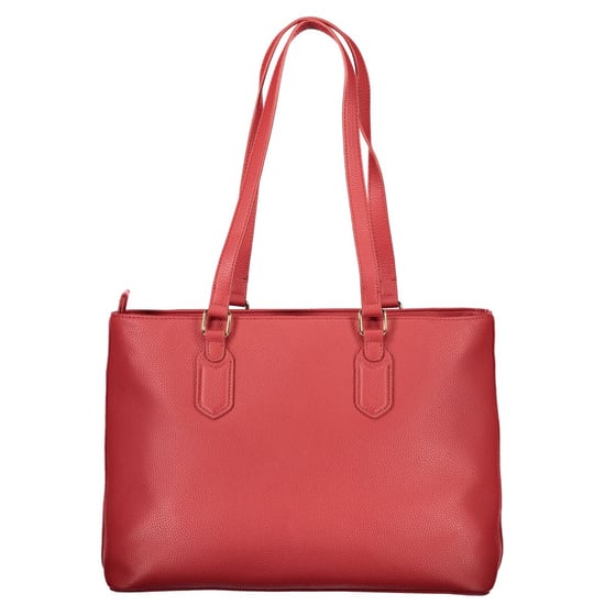 Mario Valentino Rosso Polyurethan Damenhandtasche mit Reißverschluss und Fächern - Image 2