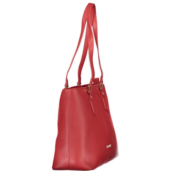 Mario Valentino Rosso Polyurethan Damenhandtasche mit Reißverschluss und Fächern - Image 3