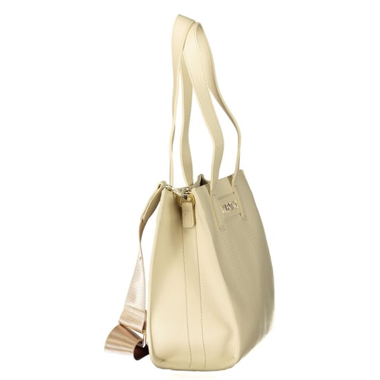 Mario Valentino Beige Polyurethan Damen Handtasche - Image 3