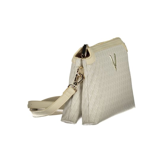 Mario Valentino Beige Polyurethan Damen-Handtasche mit verstellbarem Schultergurt - Image 3
