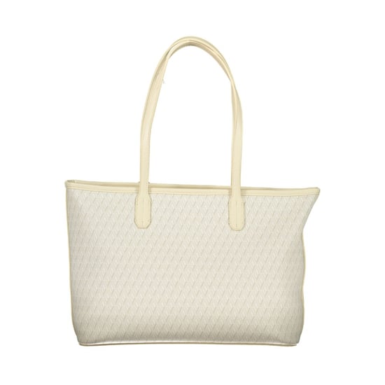 Mario Valentino Beigefarbene Polyurethan Damen-Handtasche - Image 2