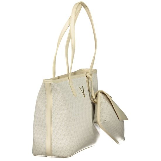 Mario Valentino Beigefarbene Polyurethan Damen-Handtasche - Image 3