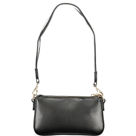 Mario Valentino Nero Poliuretano Damenhandtasche mit verstellbarem Schulterriemen - Image 2